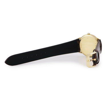 腕時計 オーデマピゲ AUDEMARS PIGUET ラウンドウォッチ クオーツ メンズ レディース OH済 K18YG無垢 バー 薄型 コインエッジ ヴィンテージ