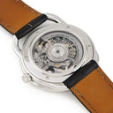 腕時計 エルメス HERMES アルソー スケレット AR2.710 自動巻き メンズ ブラック アラビア ラウンド スケルトン スモーク加工