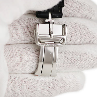 腕時計 エルメス HERMES アルソー スケレット AR2.710 自動巻き メンズ ブラック アラビア ラウンド スケルトン スモーク加工