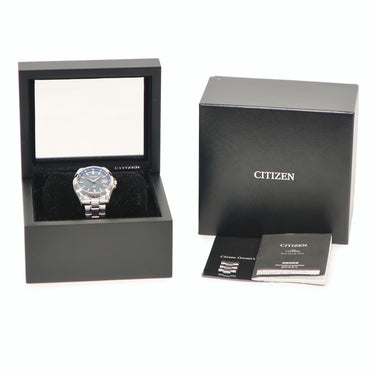 腕時計 シチズン CITIZEN ザ・シチズン AQ4091-56M クオーツ メンズ ザシチズン 光発電 エコ・ドライブ 藍染和紙文字盤