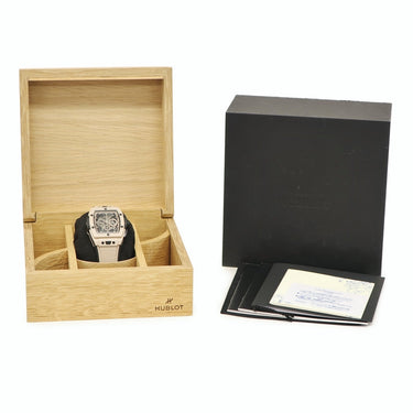 腕時計 ウブロ HUBLOT スピリットオブビッグバン ベージュセラミック クロノ 642.CZ.6110.RX 自動巻き メンズ 未使用 限定