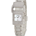 腕時計 ピアジェ PIAGET ミス プロトコール 5224 クオーツ レディース K18WG無垢 純正ダイヤ シェル 角型