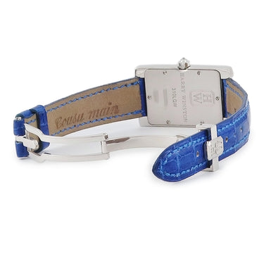 腕時計 ハリーウィンストン Harry Winston レディー アヴェニュー クラシック 310LQW クオーツ レディース K18WG無垢 純正ダイヤ&サファイア