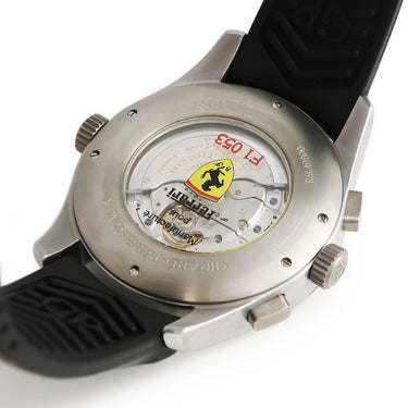 腕時計 ジラールペルゴ GIRARD PERREGAUX WW.TC クロノ F1 053 49800.22.611.FK6A 自動巻き メンズ OH済 ブラック レッド