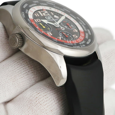 腕時計 ジラールペルゴ GIRARD PERREGAUX WW.TC クロノ F1 053 49800.22.611.FK6A 自動巻き メンズ OH済 ブラック レッド