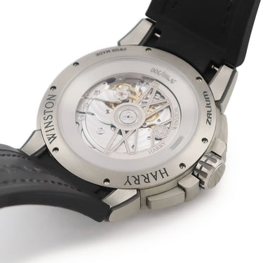 腕時計 ハリーウィンストン Harry Winston プロジェクト Z15 OCEASR42ZZ001 自動巻き メンズ 限定 シースルーバック レトログラード