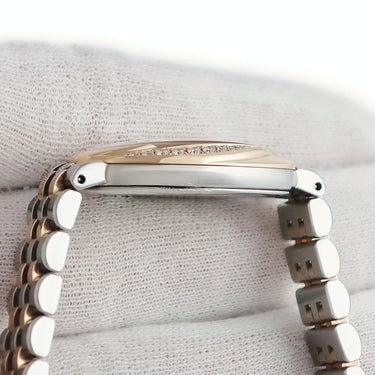 腕時計 クレドール Credor シグノ GSWE842 5A70-0BW0 クオーツ レディース K18PG×SS コンビ 純正ダイヤ オーバル ドレープ クォーツ