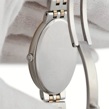 腕時計 クレドール Credor シグノ GSWE842 5A70-0BW0 クオーツ レディース K18PG×SS コンビ 純正ダイヤ オーバル ドレープ クォーツ