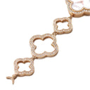 腕時計 ヴァンクリーフアーペル Van Cleef & Arpels アルハンブラ スモールモデル VCARN5KC00 クオーツ レディース K18PG無垢 純正ダイヤ シェル