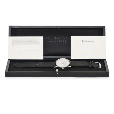 腕時計 ノモス NOMOS チューリッヒ ZR1E3W2 自動巻き メンズ シルバー スモセコ バー シースルーバック オートマチック