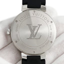 腕時計 ルイヴィトン LOUIS VUITTON タンブール ブルー スモールセコンド Q1D21 自動巻き メンズ フランスカラー Vライン