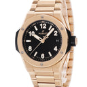 腕時計 ウブロ HUBLOT ビッグバン インテグレーテッド タイムオンリー 457.OX.1280.OX 自動巻き メンズ K18KG無垢 ブラック