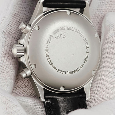 腕時計 ジン SINN 356 フリーガー UTC 356.FLIEGER.UTC 自動巻き メンズ デイト デュアルタイム GMT パイロット ブラック 黒