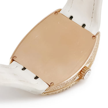 腕時計 フランクミュラー FRANCK MULLER ヴァンガード V 45 SC DT D 自動巻き メンズ K18PG無垢 純正ダイヤ ホワイト