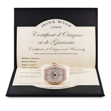 腕時計 フランクミュラー FRANCK MULLER ヴァンガード V 45 SC DT D 自動巻き メンズ K18PG無垢 純正ダイヤ ホワイト