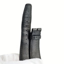 IWC IWC ブラック クロコダイル 腕時計パーツ 純正 替え クロコ バンド レザー 本革 ワニ アリゲーター ベルト ストラップ 予備 スペア 交換 20mm ブラック 黒