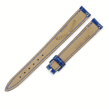 フランクミュラー FRANCK MULLER トノウカーベックス 2250 2251用 クロコバンド ブルー クロコダイル 腕時計パーツ 新品同様 純正 替え ベルト 交換 ワニ 12mm ブルー 青