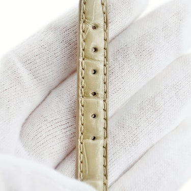 フランクミュラー FRANCK MULLER トノウカーベックス 2250 2251用 クロコバンド ベージュ クロコダイル 腕時計パーツ 新品同様 純正 替え ベルト 交換 ワニ 12mm ベージュ