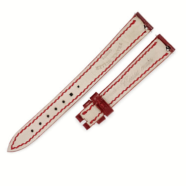 フランクミュラー FRANCK MULLER トノウカーベックス 2250 2251用 クロコバンド ワインレッド クロコダイル 腕時計パーツ 新品同様 純正 ベルト 12mm ワインレッド ボルドー 赤