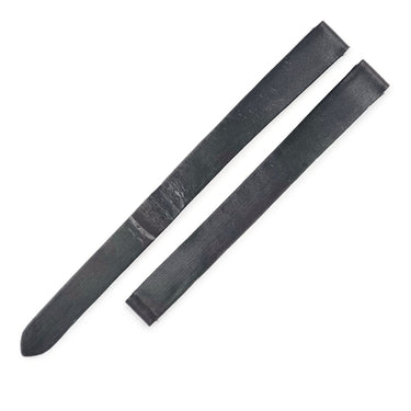 カルティエ Cartier ブラック サテン 腕時計パーツ 純正 替え サテン バンド ベルト ストラップ 交換 予備 スペア 正規品 バックル用 10ｍｍ ブラック 黒