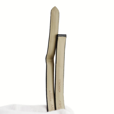 カルティエ Cartier ブラック サテン 腕時計パーツ 純正 替え サテン バンド ベルト ストラップ 交換 予備 スペア 正規品 バックル用 10ｍｍ ブラック 黒