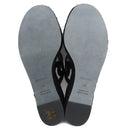 エルメス HERMES エスパドリーユ イテア30 ブラック ナッパレザー #38 サンダル 黒 厚底 ウェッジソール