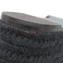 エルメス HERMES エスパドリーユ イテア30 ブラック ナッパレザー #38 サンダル 黒 厚底 ウェッジソール