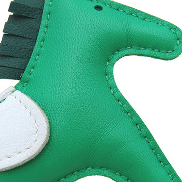 エルメス HERMES ロデオPM ミント×マラカイト×ブルーブリュム アニューミロ バッグチャーム 緑 水色