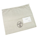 エルメス HERMES ガブリエル インディゴ 麻 ＃57 ベレー帽 シルバー金具 新品 未使用 青 紺 帽子