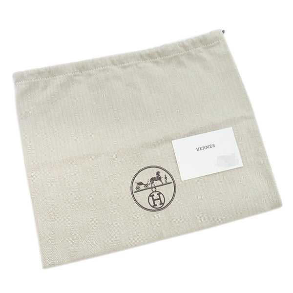 エルメス HERMES ガブリエル インディゴ 麻 ＃57 ベレー帽 シルバー