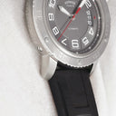 腕時計 エルメス HERMES クリッパー スポーツ TGM CP2.741 自動巻き メンズ アラビア グレー デイト 逆回転防止ベゼル