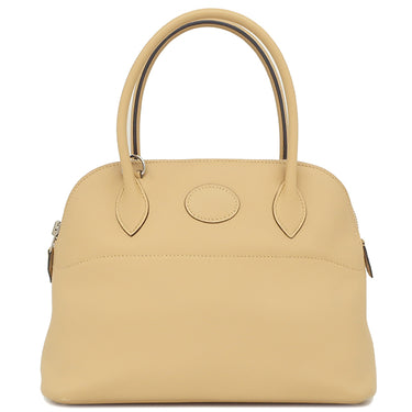 エルメス HERMES ボリード27 ナチュラルサブレ スイフト 2WAYバッグ シルバー金具 ショルダー