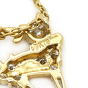 TASAKI TASAKI 猫モチーフ ダイヤ ペンダント イエローゴールド K18YG ダイヤモンド ネックレス 750 K18YG