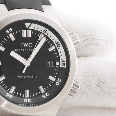 腕時計 IWC IWC アクアタイマー IW354807 自動巻き メンズ ブラック 逆回転防止付きインナーベゼル
