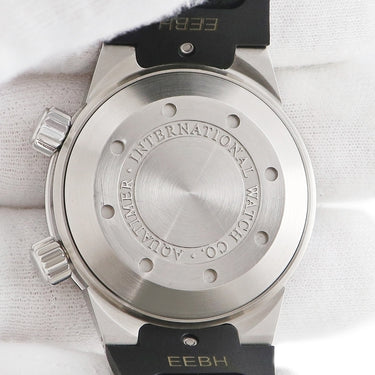 腕時計 IWC IWC アクアタイマー IW354807 自動巻き メンズ ブラック 逆回転防止付きインナーベゼル