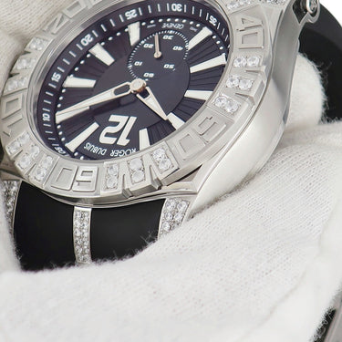 腕時計 ロジェデュブイ ROGER DUBUIS イージーダイバー DBSE0257 自動巻き メンズ ジルコニア 黒 バー 限定
