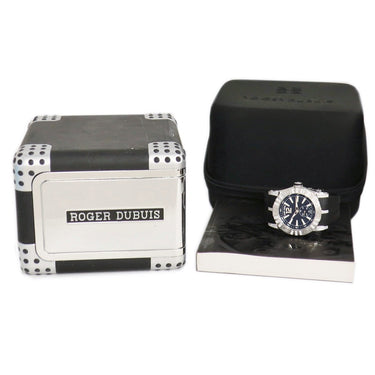 腕時計 ロジェデュブイ ROGER DUBUIS イージーダイバー DBSE0257 自動巻き メンズ ジルコニア 黒 バー 限定