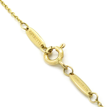 ティファニー Tiffany & Co バイザヤード シングルダイヤモンド ペンダント イエローゴールド K18YG ダイヤモンド ネックレス 750YG T&Co. 1石 エルサペレッティ