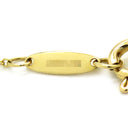 ティファニー Tiffany & Co バイザヤード シングルダイヤモンド ペンダント イエローゴールド K18YG ダイヤモンド ネックレス 750YG T&Co. 1石 エルサペレッティ