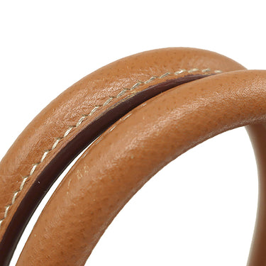 エルメス HERMES バーキン35 ゴールド ヴォーエプソン ハンドバッグ ゴールド金具 茶