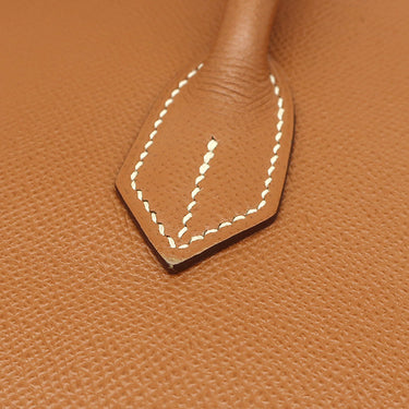 エルメス HERMES バーキン35 ゴールド ヴォーエプソン ハンドバッグ ゴールド金具 茶