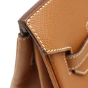 エルメス HERMES バーキン35 ゴールド ヴォーエプソン ハンドバッグ ゴールド金具 茶