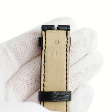 ヴァシュロン・コンスタンタン VACHERON CONSTANTIN 純正 ブラック クロコダイル 腕時計パーツ 未使用 替え クロコ レザー ストラップ ベルト バンド 予備 交換 20ｍｍ ブラック 黒
