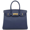エルメス HERMES バーキン30 ブルーネイビー ヴォーエプソン ハンドバッグ ゴールド金具 新品 未使用 青 新刻印