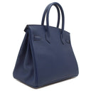 エルメス HERMES バーキン30 ブルーネイビー ヴォーエプソン ハンドバッグ ゴールド金具 新品 未使用 青 新刻印