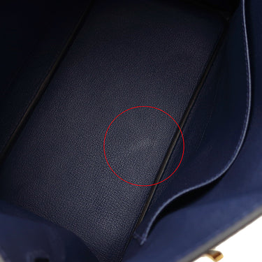 エルメス HERMES バーキン30 ブルーネイビー ヴォーエプソン ハンドバッグ ゴールド金具 新品 未使用 青 新刻印