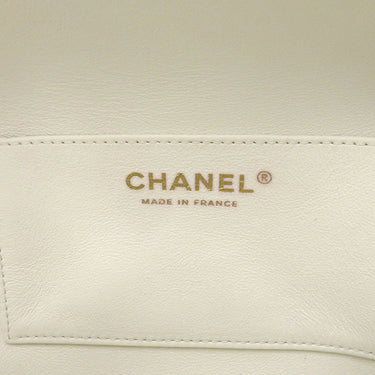 シャネル CHANEL ミニボーリングバッグ AS4202 ホワイト ラムスキン ショルダーバッグ ゴールド金具 チェーンショルダー ココマーク 白