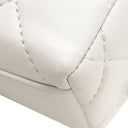 シャネル CHANEL ミニボーリングバッグ AS4202 ホワイト ラムスキン ショルダーバッグ ゴールド金具 チェーンショルダー ココマーク 白