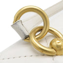 シャネル CHANEL ミニボーリングバッグ AS4202 ホワイト ラムスキン ショルダーバッグ ゴールド金具 チェーンショルダー ココマーク 白