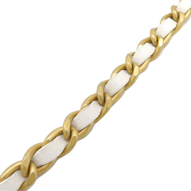 シャネル CHANEL ミニボーリングバッグ AS4202 ホワイト ラムスキン ショルダーバッグ ゴールド金具 チェーンショルダー ココマーク 白